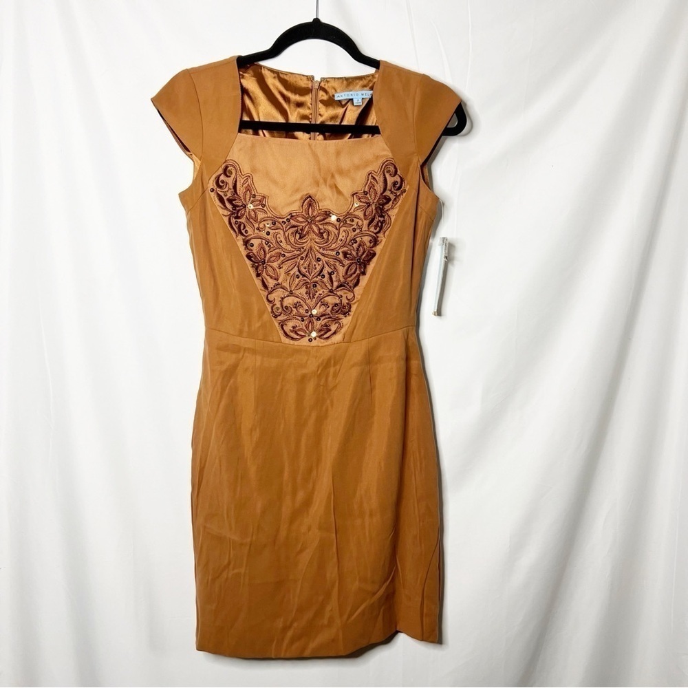 NEW with Tags Antonio Melani Paola Dress in Rustic Orange